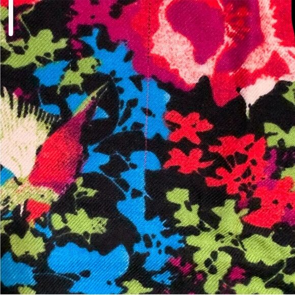 Apt 9 Scarf Shall Floral Black Pink Blue  Women’s. - Picture 8 of 10
